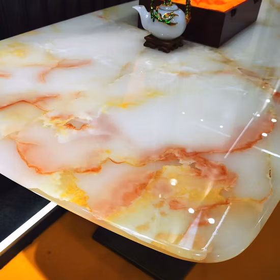 Branco natural polido pedra ônix para fundo piso telha mesa bancada decoração parede interior decoração de luxo hotel projeto